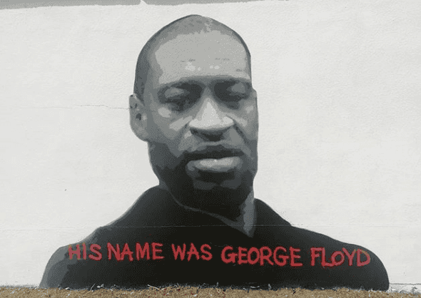 Dublin artist creates George Floyd mural and says ‘it’s more important than any other work’