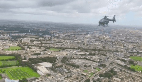 WATCH: Air Corps share dramatic footage from inside yesterday’s flypast over Dublin