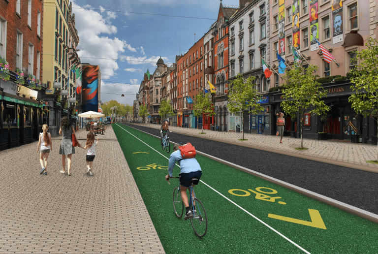 This is how Dame Street will look under Dublin’s new ’15-minute city’ plan