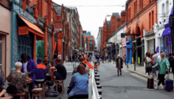 DCC has introduced measures to allow additional outdoor space for businesses