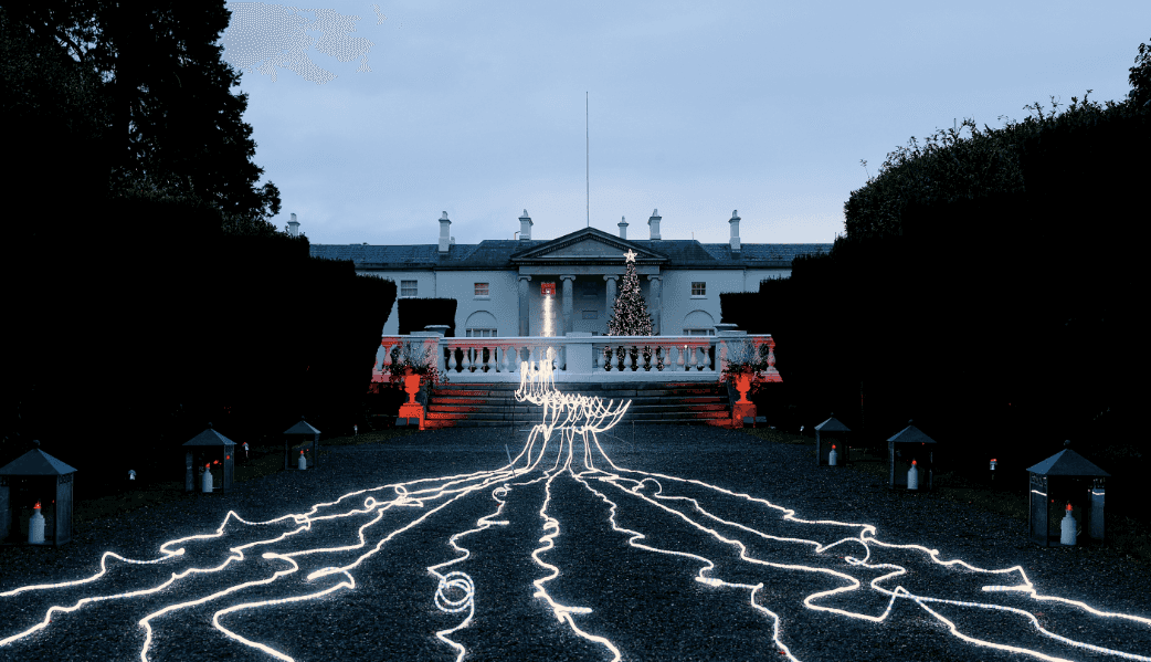 ‘River of Light’ at Áras an Uachtaráin to stay as sign of solidarity