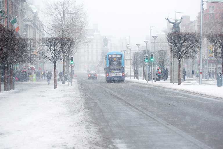Dublin issued with 24-hour snow/ice warning with ‘considerable disruption’ possible this week