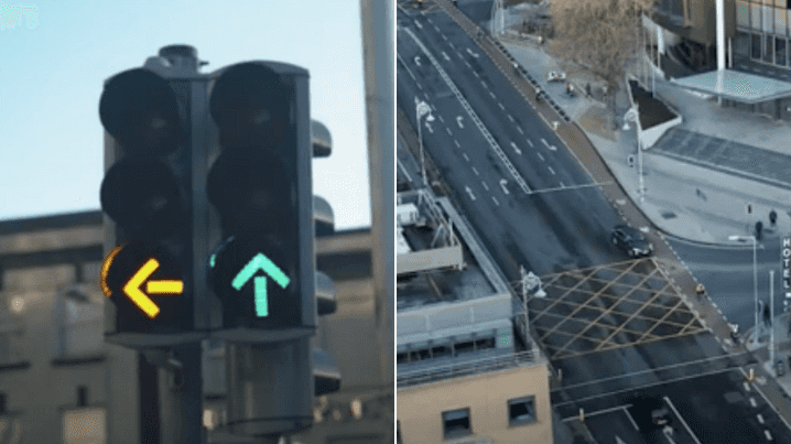 New traffic signals in city centre aimed at protecting cyclists