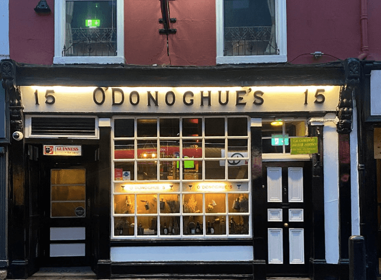 Reopening date for iconic Dublin pub O’Donoghue’s confirmed