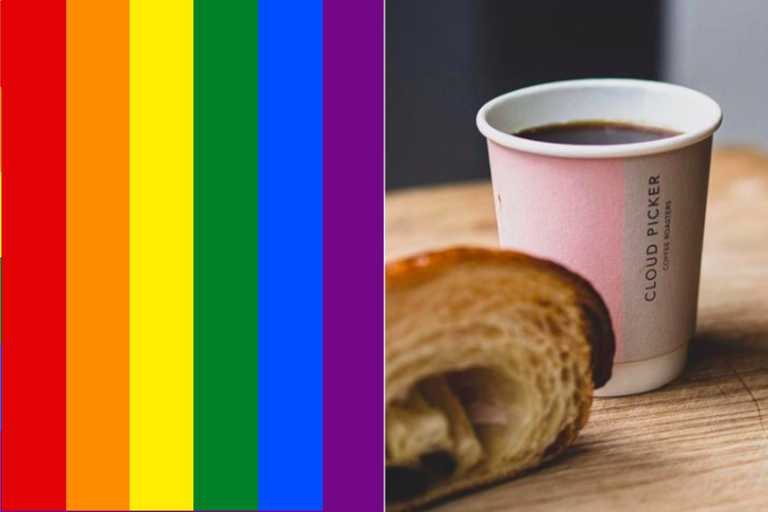Support the LGBTQ+ community while picking up your morning coffee!