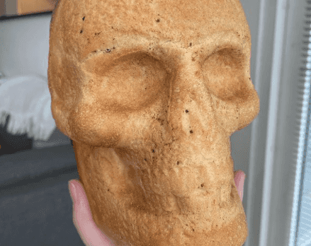Forget pumpkin carving, this Dublin bakery is carving skulls out of bread!