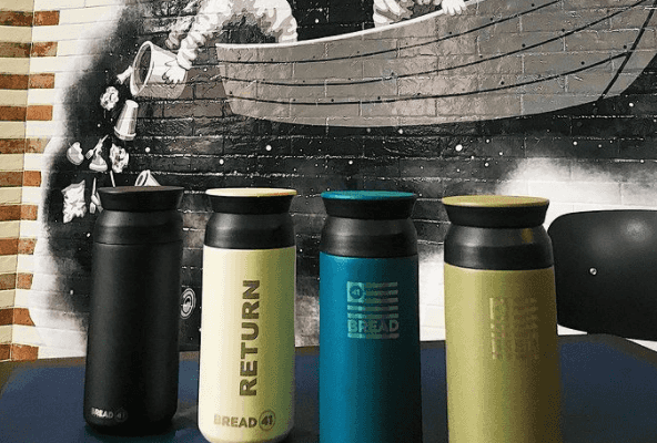 Bread 41 are no longer selling single use coffee cups on Mondays!