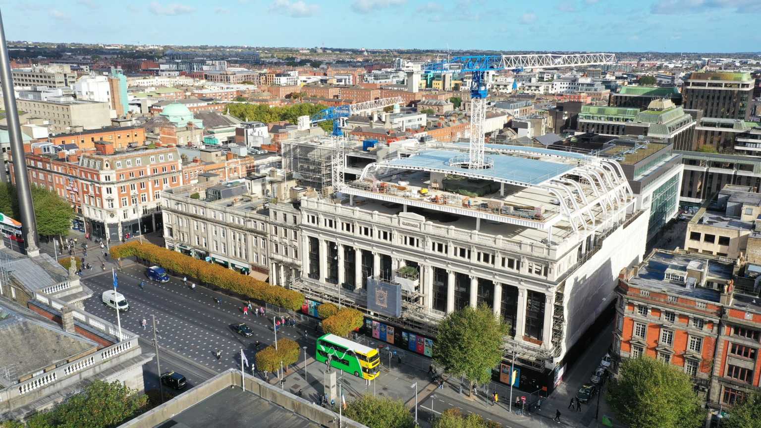 WATCH: The scaffolding has been removed from Clerys Quarter