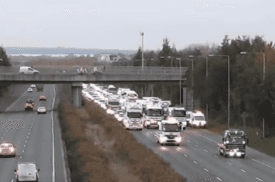 Truckers and hauliers holding Dublin protest in response to fuel costs
