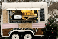 coffee trailer outdoors
