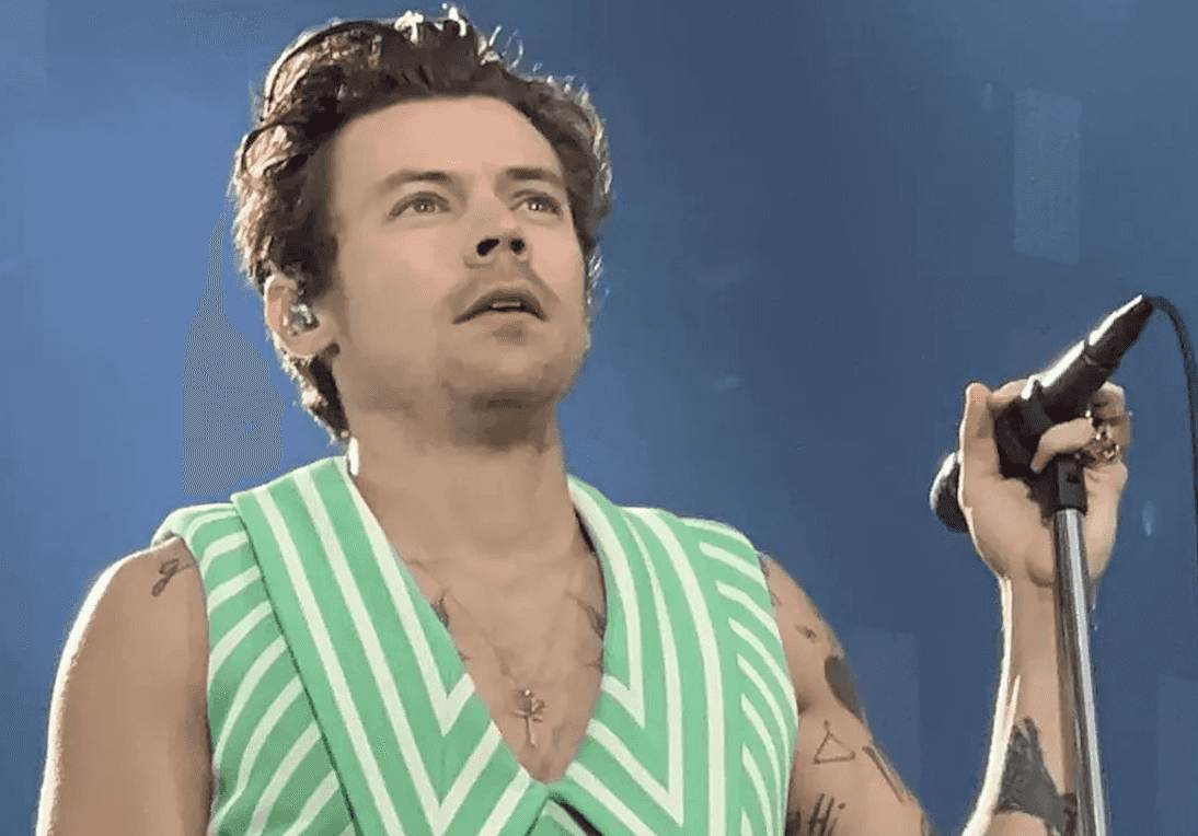 Harry Styles reminisced about being headbutted in Tallaght at last night’s gig