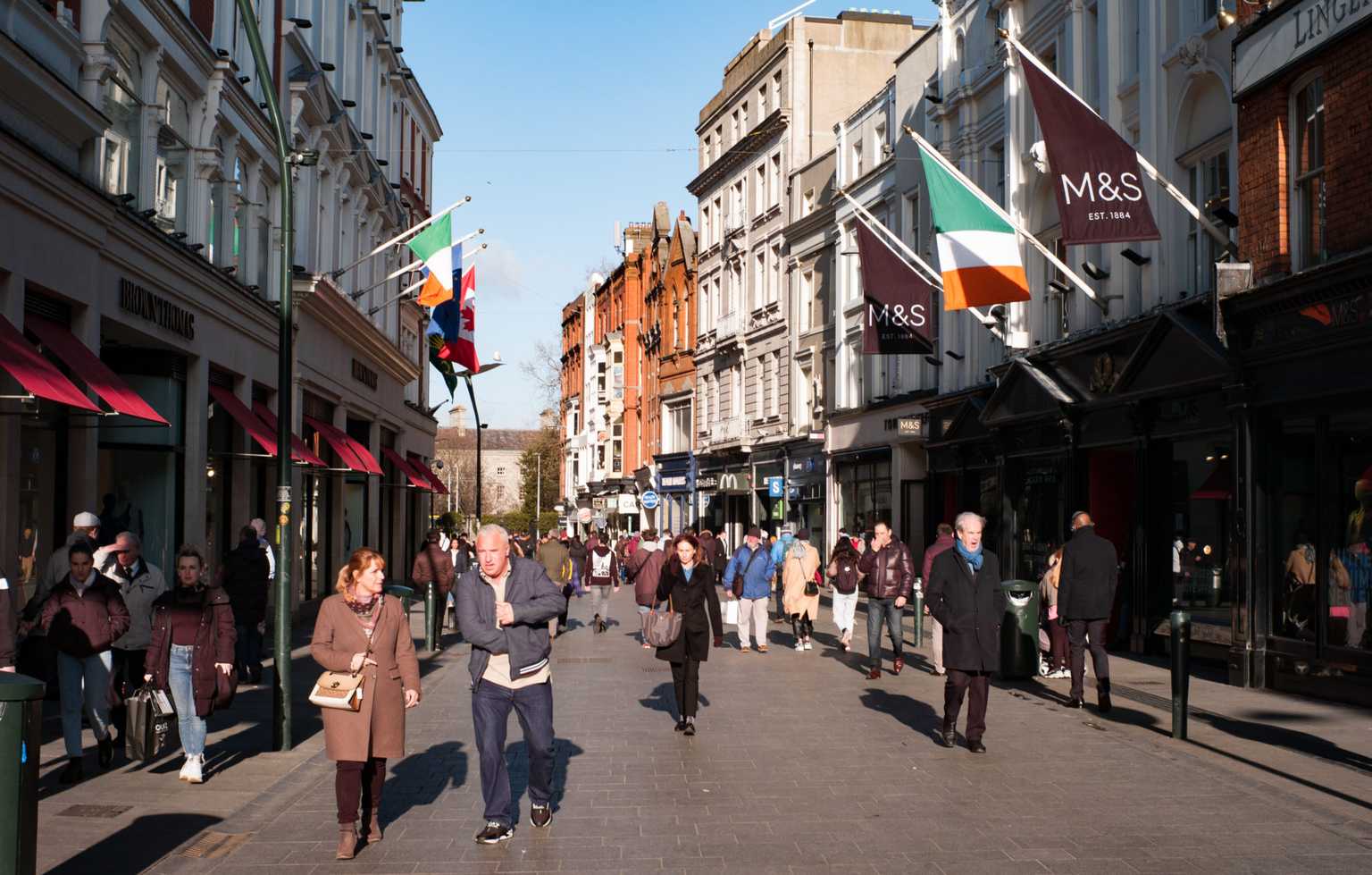 ‘High’ rents blamed for empty retail units on one of Dublin’s busiest shopping streets
