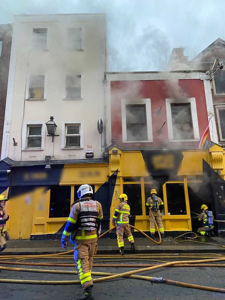 Two people treated for smoke inhalation following fire at central Dublin pub