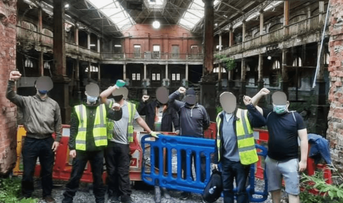 Irish housing campaign group have “liberated” the Iveagh Markets