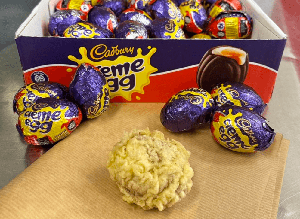 Scottish chipper makes headlines after adding battered Creme Eggs to menu