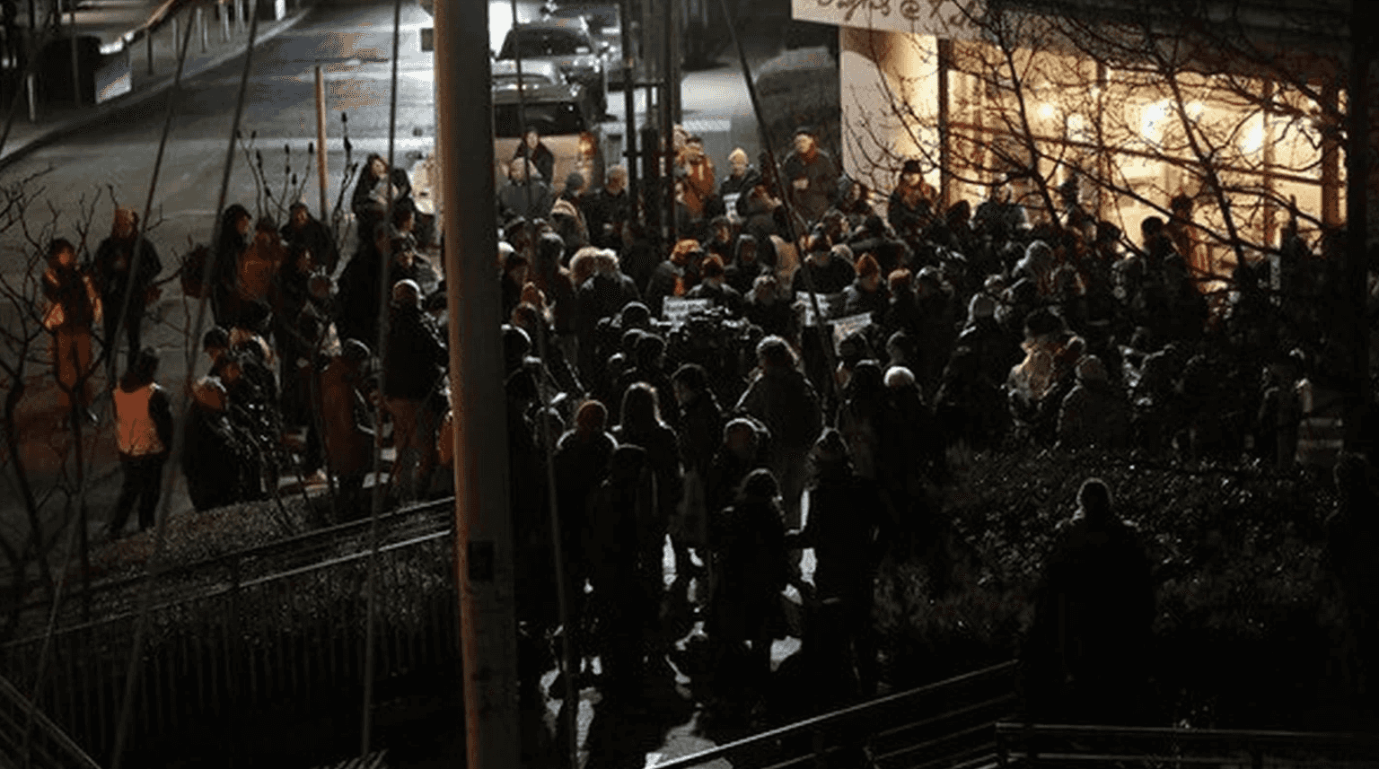 Ashtown holds anti-racism protest following attack on migrant camp