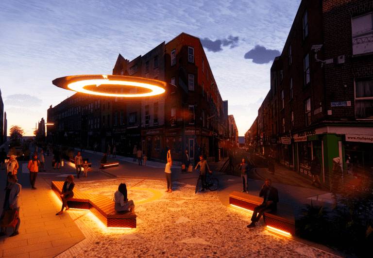 PICS: New plans for Capel Street feature a floating halo and more outdoor seating