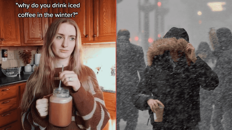 In the depths of winter, many of us are prepared to risk frostbite for an iced latte