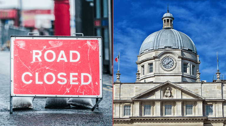 Several Dublin city roads closed ahead of Budget 2024 announcement