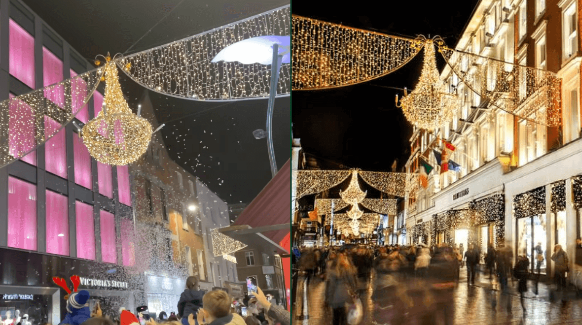 ‘Every single bulb and fixture is tested’ – Dublin celebrates as Christmas lights switched on