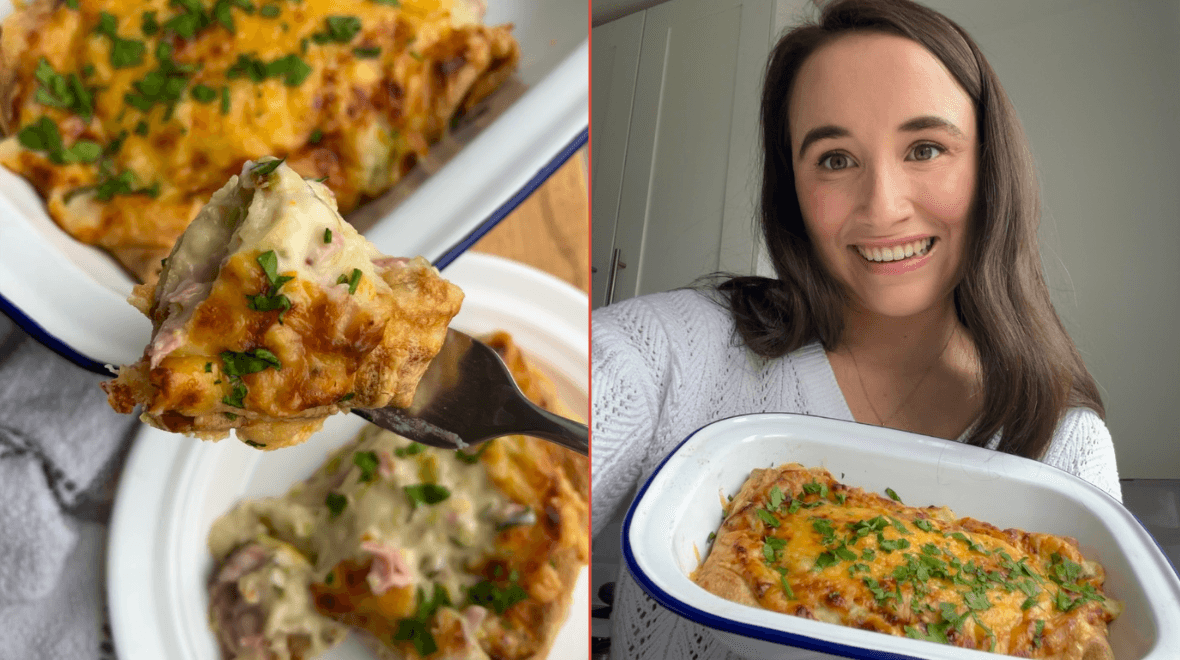 Serve Up a Savoury Feast this Pancake Tuesday with a Tasty Leek, Ham and Cheese Pancake Bake