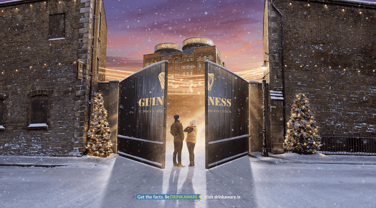 Enjoy the perfect festive day out this Christmas at the Guinness Storehouse