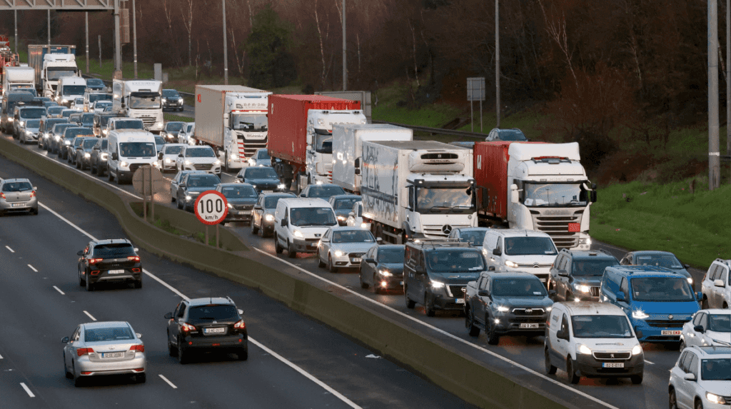 Dublin named Europe’s third most congested city with 95 hours lost to traffic