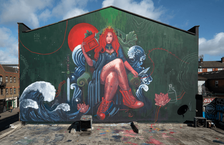 Meet the artist behind the brand new Grace O’Malley mural on Aungier Street