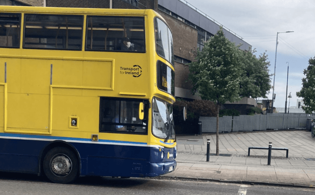 Dublin bus spotted a little lost across the pond in Glasgow