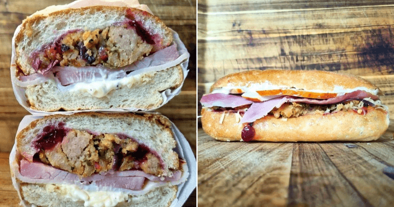 This D2 lunch spot is serving a Christmas sandwich if anyone fancies it