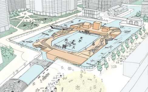 A White-Water Rafting Course And Kayaking Pool Is Being Proposed For George’s Dock