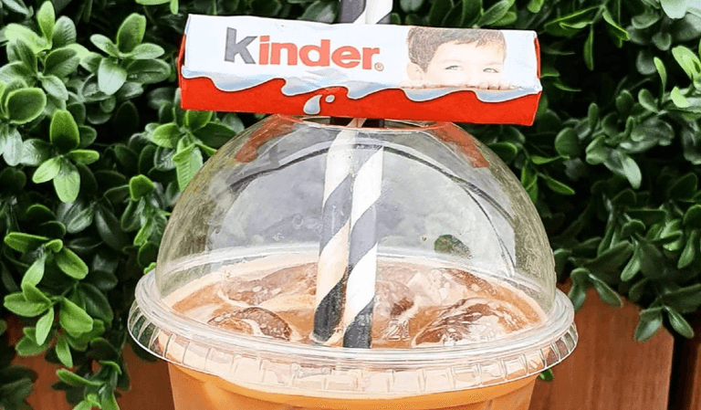 Cool down with this Kinder Bar Iced Latte this weekend! Cool down with this Kinder Bar Iced Latte this weekend!