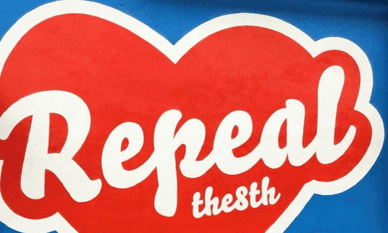 Replica of Maser’s iconic painted over Repeal mural goes on display in IMMA Replica of Maser’s iconic painted over Repeal mural goes on display in IMMA