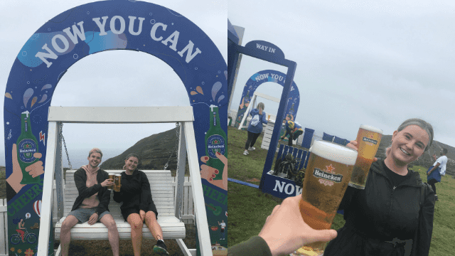 A traditional bar appeared in an unexpected location over the weekend and the craic was mighty A traditional bar appeared in an unexpected location over the weekend and the craic was mighty