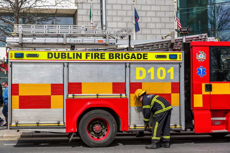Dublin Fire Brigade helped with the delivery of two babies this week Dublin Fire Brigade helped with the delivery of two babies this week