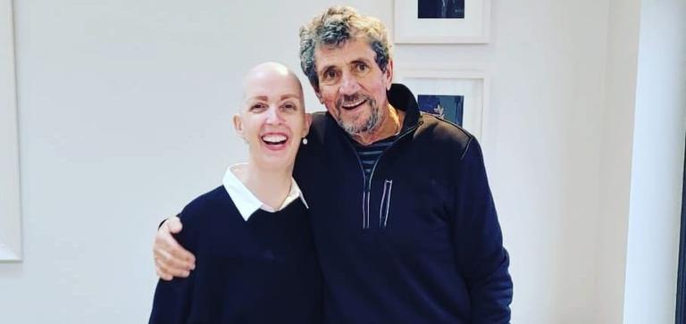 Vicky Phelan’s image projected onto the front of the GPO Vicky Phelan’s image projected onto the front of the GPO